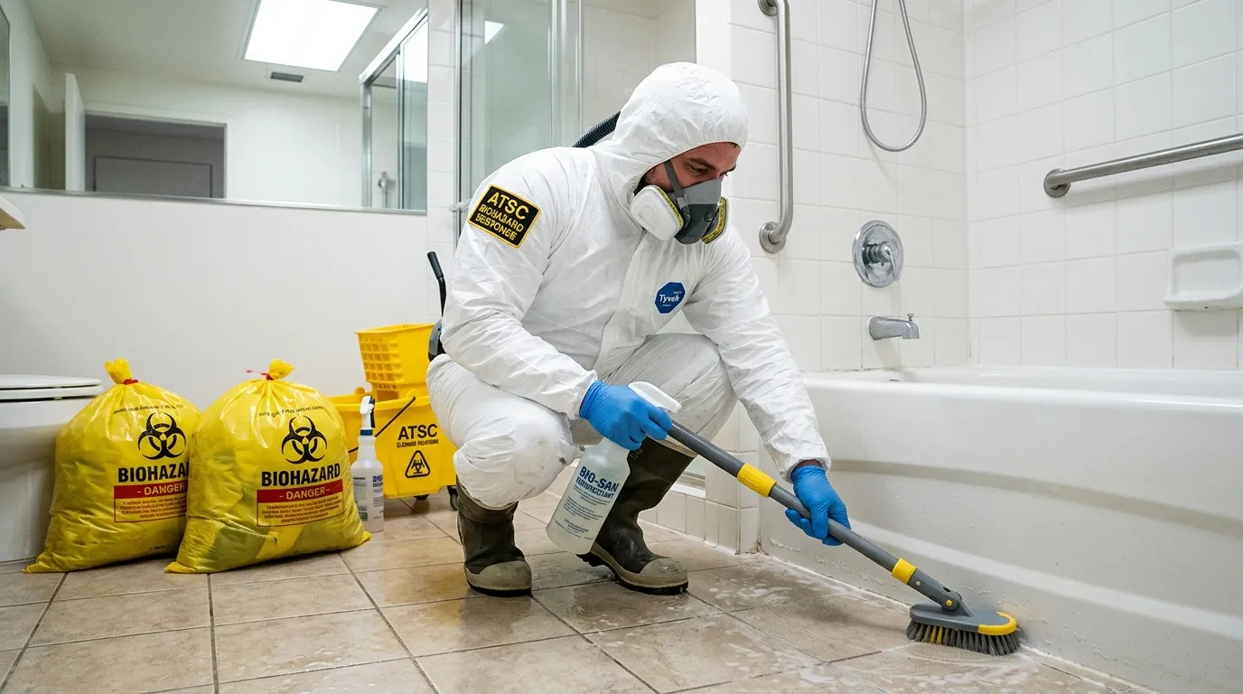 Decontamination equipment deployed for Blood Cleanup in Yorketown